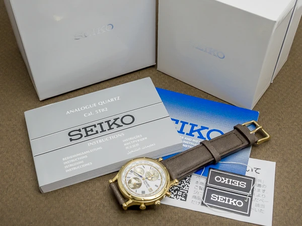 セイコー ワールドタイム 5T82-0AL0 クオーツ GFケース アラーム/GMT BOX・取扱説明書付き SEIKO WORLD TIME [ 代行おまかせコース ]