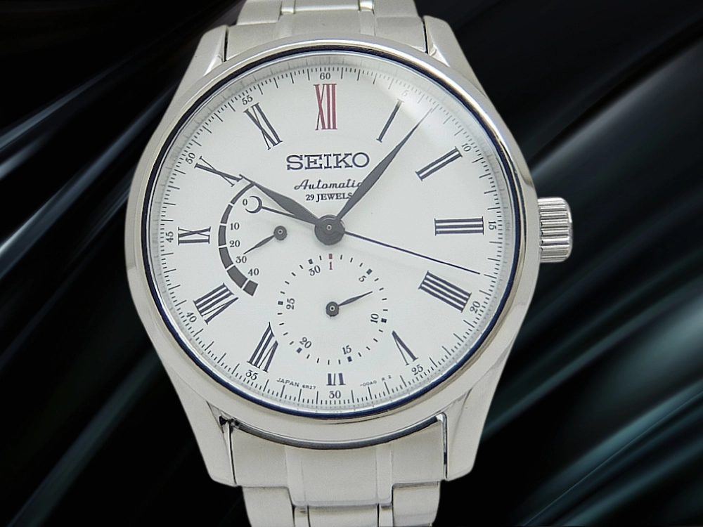 セイコー プレザージュ 6R27-00C0 SS シースルー 琺瑯ダイヤル 100周年記念 500本限定モデル ブレス仕様 オートマチック BOX付属 SEIKO PRESAGE Limited Edition [代行おまかせコース]