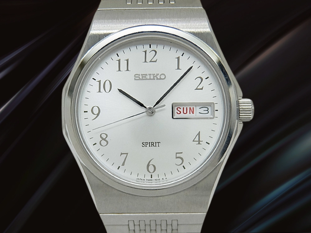 セイコー スピリット 7N93-7000 SS シルバーダイヤル ブレス仕様 クオーツ SEIKO SPIRIT [代行おまかせコース]