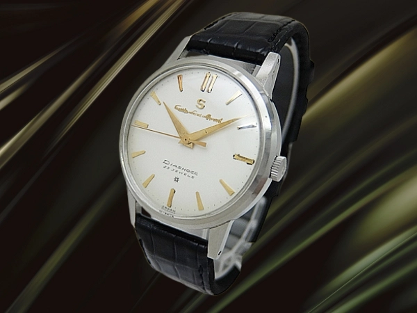 セイコー ロードマーベル 最初期 23石 Ref.14056 SS Sマーク 彫込み SD文字盤 SEIKO尾錠 手巻き 2022年OH済 時計店修理報告書・ヴィンテージ内箱付属 Seiko Lord Marvel [代行おまかせコース]