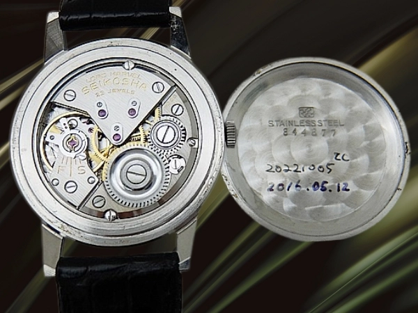 セイコー ロードマーベル 最初期 23石 Ref.14056 SS Sマーク 彫込み SD文字盤 SEIKO尾錠 手巻き 2022年OH済 時計店修理報告書・ヴィンテージ内箱付属 Seiko Lord Marvel [代行おまかせコース]