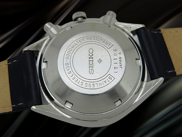 セイコー クロノグラフ ベビーパンダ 23石 6138-8000 Cal.6138B SS シルバーダイヤル オートマチック CHRONOGRAPH [代行おまかせコース]