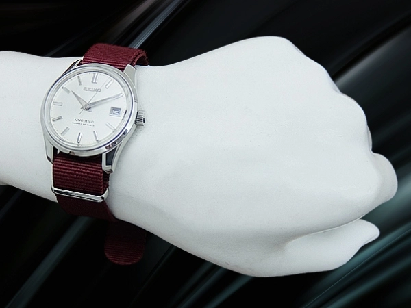 キングセイコー セカンドモデル 前期型 25石 4402-8000 SS シルバーダイヤル 盾メダリオン 手巻き KING SEIKO 44KS [代行おまかせコース]