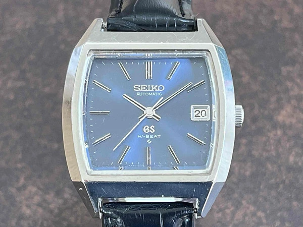 グランドセイコー GRANDSEIKO 5645-5010 ブルーダイヤル バレル型ケース56GS ハイビート