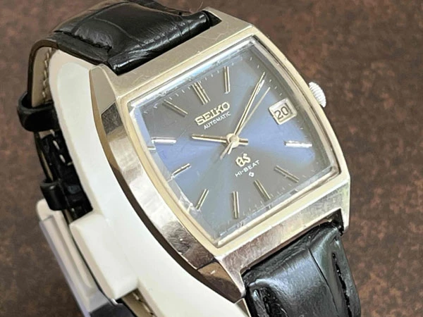 グランドセイコー GRANDSEIKO 5645-5010 ブルーダイヤル バレル型ケース56GS ハイビート