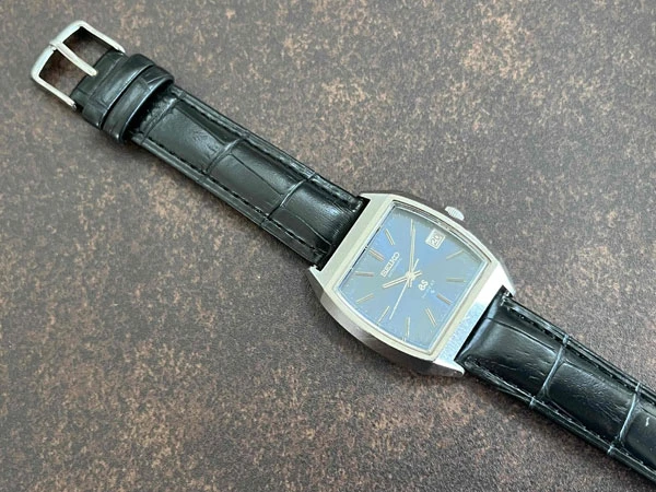 グランドセイコー GRANDSEIKO 5645-5010 ブルーダイヤル バレル型ケース56GS ハイビート