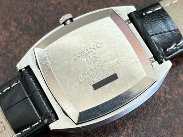 グランドセイコー GRANDSEIKO 5645-5010 ブルーダイヤル バレル型ケース56GS ハイビート