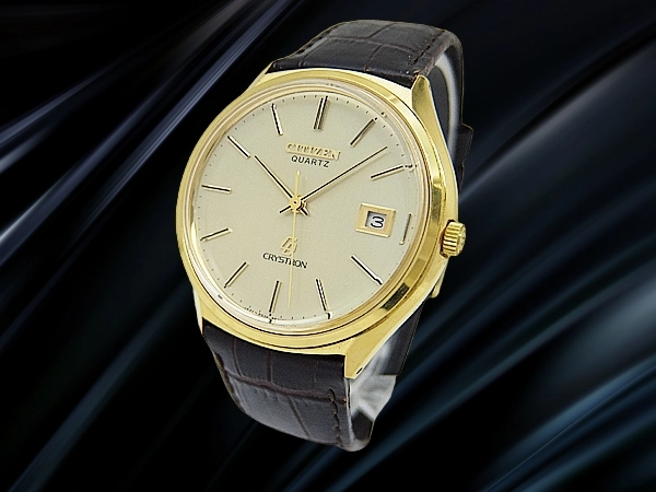 CITIZEN クリストロン オレンジ文字盤ダイバーズウォッチ 4