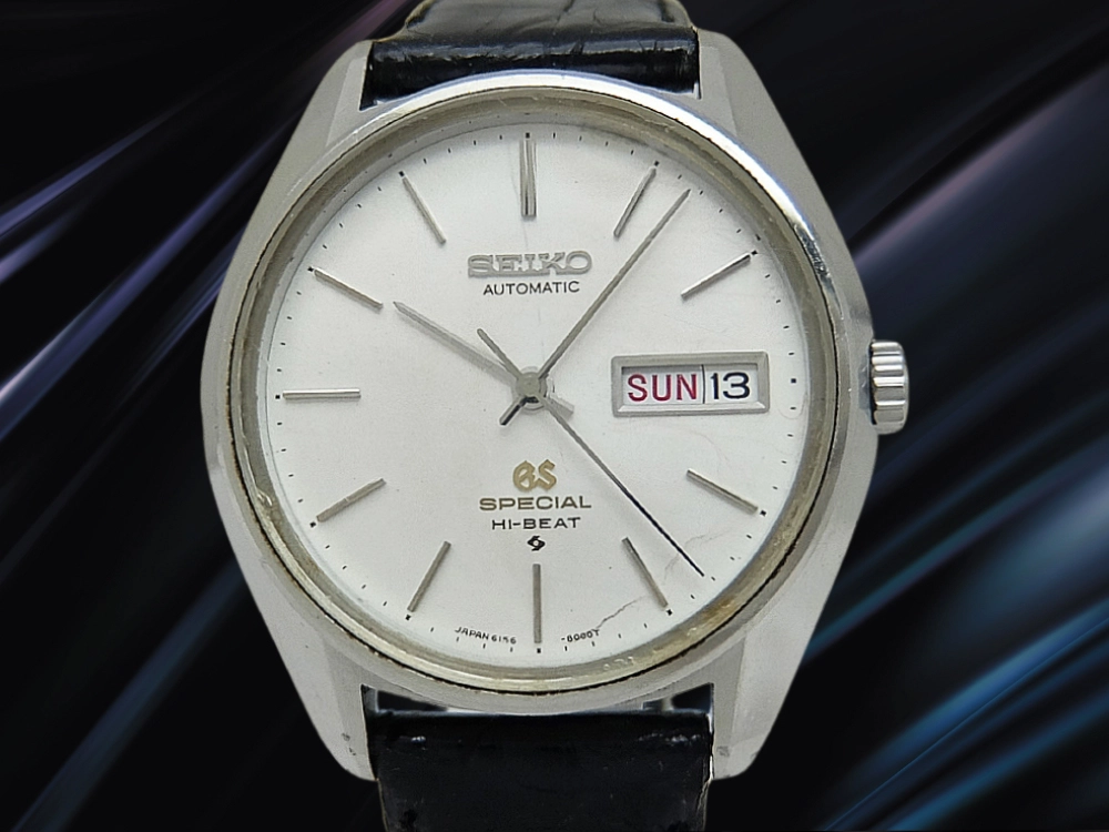 グランドセイコー スペシャル 6156-8000 SS シルバーダイヤル デイデイト GSメダリオン オートマチック GRANDSEIKO SPECIAL 61GS [代行おまかせコース]