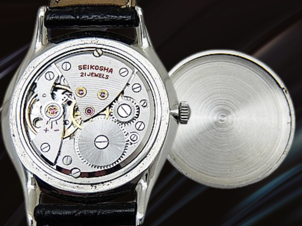 セイコー クロノス 21石 15024D SS シルバーダイヤル クロスライン SEIKO尾錠 アンティーク 手巻き SEIKO Cronos [代行おまかせコース]