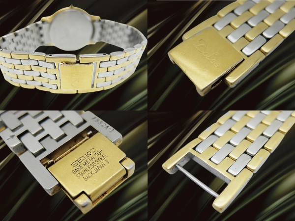 セイコー ドルチェ 9530-6000 GP/SS コンビケース グレーダイヤル 薄型クォーツ ブレス仕様 SEIKO QUARTZ Dolce [代行おまかせコース]