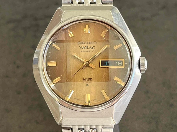 キングセイコー KING SEIKO VANAC 5626-7238 ブラウングラデーションダイヤル 9面カットガラス仕様