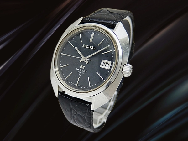 グランドセイコー ハイビート 25石 4522-7000 SS 亀甲型ケース ブラックダイヤル GSメダリオン 手巻き GRAND SEIKO HI-BEAT 36000 45GS [代行おまかせコース]