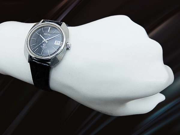 グランドセイコー ハイビート 25石 4522-7000 SS 亀甲型ケース ブラックダイヤル GSメダリオン 手巻き GRAND SEIKO HI-BEAT 36000 45GS [代行おまかせコース]