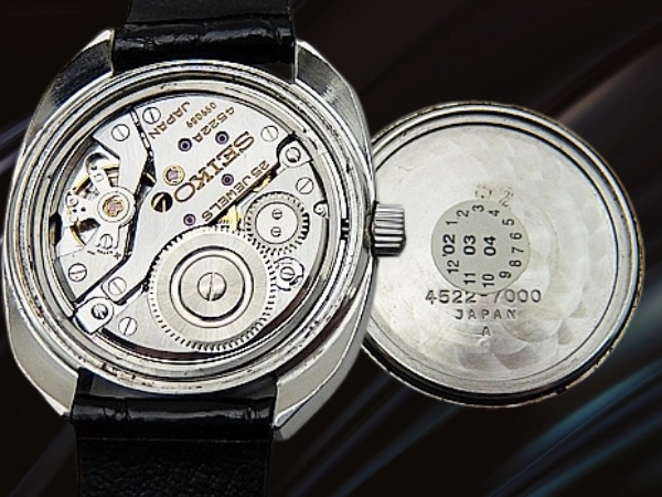 グランドセイコー ハイビート 25石 4522-7000 SS 亀甲型ケース ブラックダイヤル GSメダリオン 手巻き GRAND SEIKO HI-BEAT 36000 45GS [代行おまかせコース]