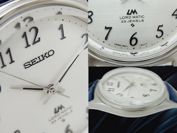 セイコー ロードマチック 23石 5601-9000 SS ワンピースケース リネンダイヤル ベルト仕様 オートマチック SEIKO LORD MATIC 23JEWELS [代行おまかせコース]