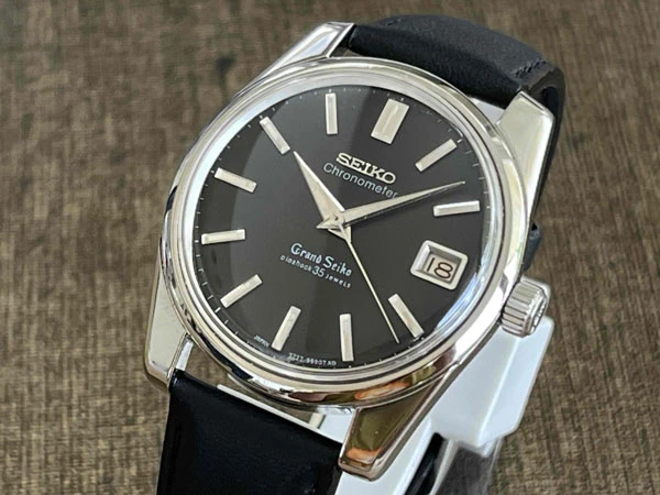 グランドセイコー GRAND SEIKO セカンドモデル 5722-9990 ブラックダイヤル 獅子メダリオン 57GS