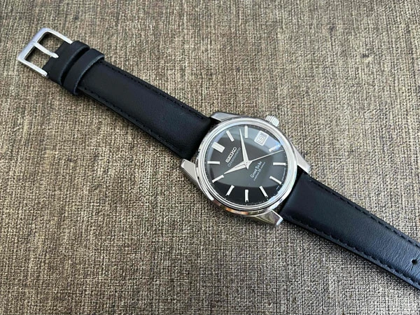 グランドセイコー GRAND SEIKO セカンドモデル 5722-9990 ブラックダイヤル 獅子メダリオン 57GS