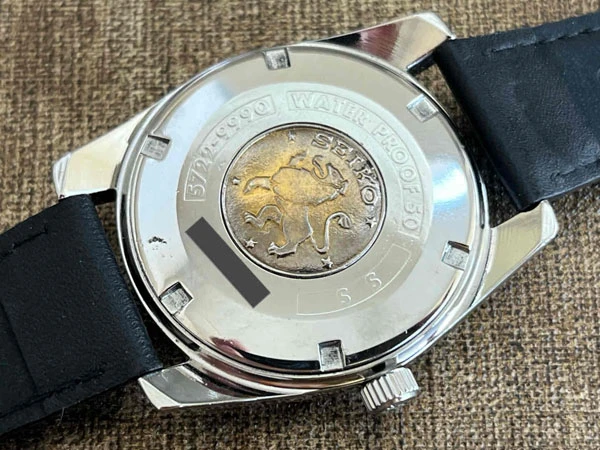 グランドセイコー GRAND SEIKO セカンドモデル 5722-9990 ブラックダイヤル 獅子メダリオン 57GS