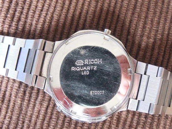 リコー RICOH RIQUARTZ LED 腕時計 リクォーツ デジタル 発光ダイオード ヴィンテージ 昭和レトロ 美品
