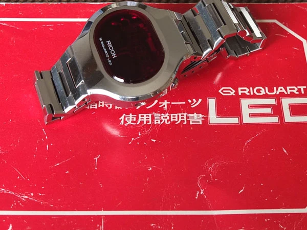 リコー RICOH RIQUARTZ LED 腕時計 リクォーツ デジタル 発光ダイオード ヴィンテージ 昭和レトロ 美品