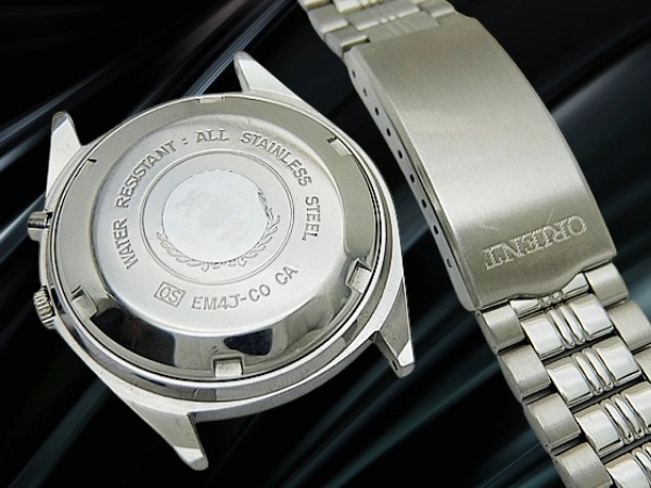 オリエント クリスタル 21石 EM4J-CO CA SS 三ツ星 ダークブルーダイヤル ブレス仕様 オートマチック マリアモデル ORIENT CRYSTAL [代行おまかせコース]