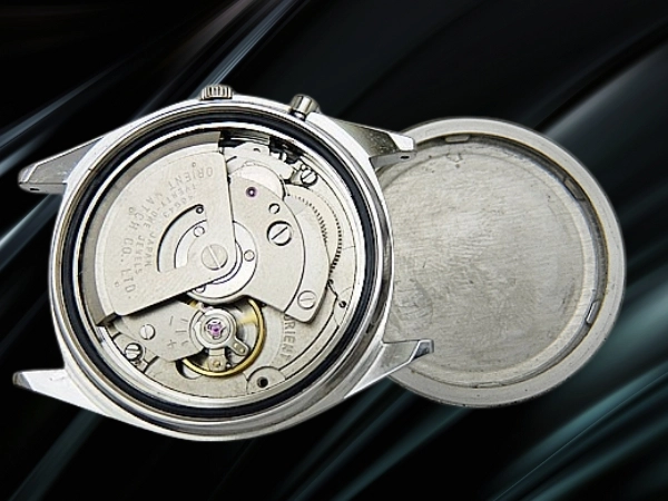 オリエント クリスタル 21石 EM4J-CO CA SS 三ツ星 ダークブルーダイヤル ブレス仕様 オートマチック マリアモデル ORIENT CRYSTAL [代行おまかせコース]