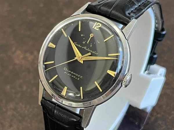 セイコー SEIKO インジケーター ブラック文字盤 INDICATOR J14030N First Automatic