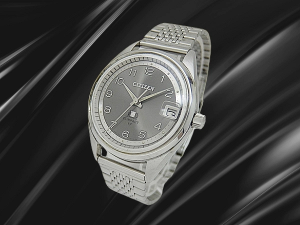 シチズン オートデーター コンパクト 17石 Ref.AUDS 2804-TA SS グレーダイヤル ブレス仕様 オートマチック CITIZEN Auto Dater COMPACT Para Water [代行おまかせコース]