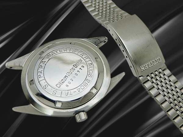 シチズン オートデーター コンパクト 17石 Ref.AUDS 2804-TA SS グレーダイヤル ブレス仕様 オートマチック CITIZEN Auto Dater COMPACT Para Water [代行おまかせコース]