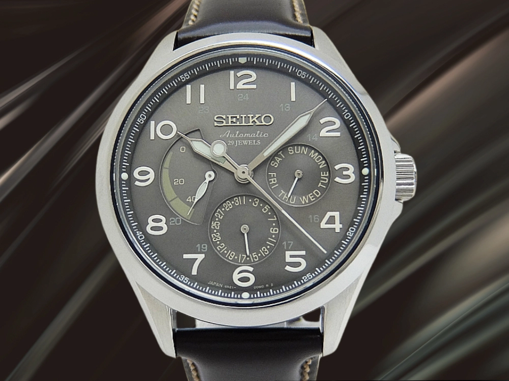 セイコー プレザージュ SARW019 6R21-01A0 SS グレーダイヤル 専用ベルト+バックル オートマチック BOX・保証書・取説付属 SEIKO PRESAGE [代行おまかせコース]