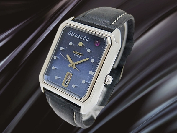 セイコー クオーツ V.F.A 3923-502A SS スクエア ブルーグラデーションダイヤル セコンドフラッシュ機能 SEIKO Quartz V.F.A. [代行おまかせコース]