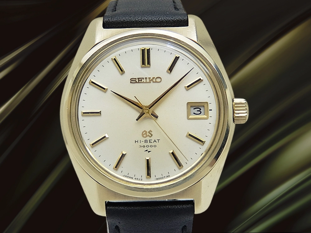 グランドセイコー ハイビート 25石 4522-8000 CAP GOLD/SS シルバーダイヤル GSメダリオン 手巻き GRAND SEIKO HI-BEAT 36000 45GS [代行おまかせコース]