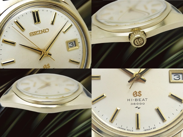 グランドセイコー ハイビート 25石 4522-8000 CAP GOLD/SS シルバーダイヤル GSメダリオン 手巻き GRAND SEIKO HI-BEAT 36000 45GS [代行おまかせコース]