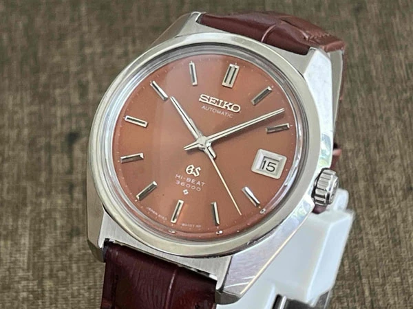グランドセイコー GRANDSEIKO 6145-8000 ブラウンダイヤル 36000 ハイビート GSメダリオン 61GS