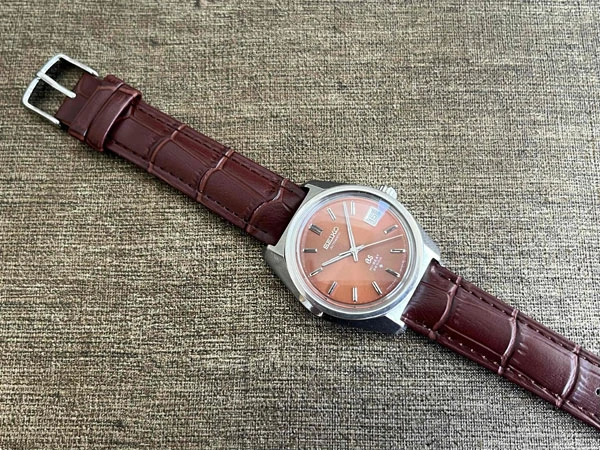 グランドセイコー GRANDSEIKO 6145-8000 ブラウンダイヤル 36000 ハイビート GSメダリオン 61GS