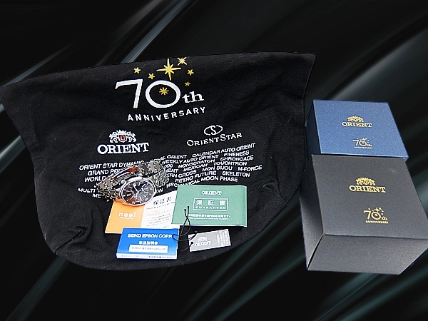 ウィークリー オート オリエント キングダイバー RN-AA0D11B SS ブラックダイヤル 1000本限定 70周年記念モデル オートマチック BOX・保証書・ノベルティバッグ等付属 WEEKLY AUTO ORIENT KING DIVER [代行おまかせコース]