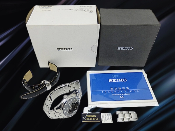 セイコー メカニカル SARB033 6R15-00CO SS ブラックダイヤル ブレス仕様 オートマチック BOX付属 SEIKO  [代行おまかせコース]