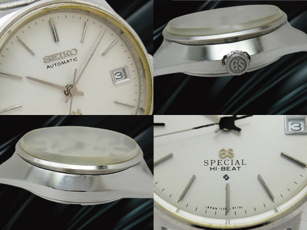 グランドセイコー スペシャル 6155-8000 SS シルバーダイヤル  GSメダリオン 社外ブレス仕様 オートマチック GRANDSEIKO SPECIAL HI-BEAT 61GS [代行おまかせコース]