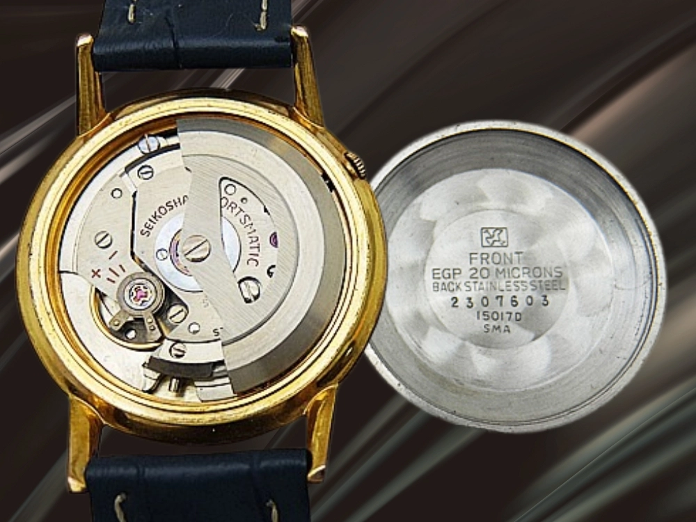 セイコー スポーツマチック 17石 Ref.15017 20MICRONS EGP/SS ホワイトダイヤル オートマチック SEIKO Sportsmatic  [代行おまかせコース]