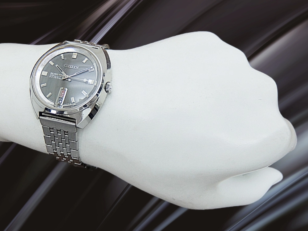 シチズン セブンスター デラックス 23石 Ref.4-520173TA SS グレーダイヤル ブレス仕様 オートマチック CITIZEN SEVEN STAR Deluxe [代行おまかせコース]