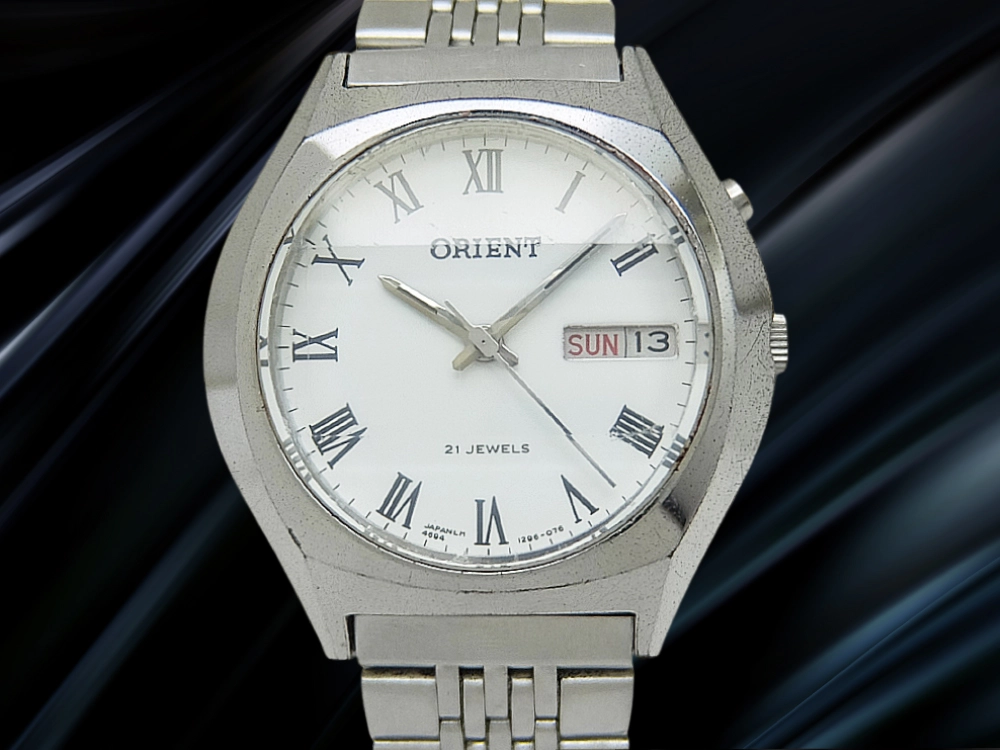 オリエント オートマチック 21石 Y469129-6A SS 3面カットガラス ホワイトダイヤル ブレス仕様 ORIENT [代行おまかせコース]