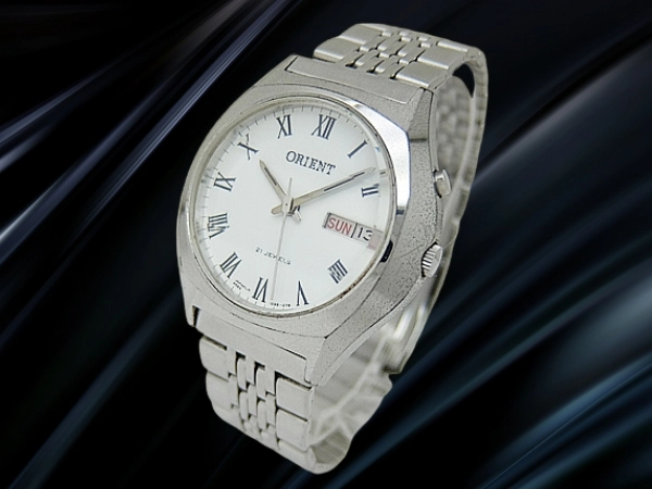 オリエント オートマチック 21石 Y469129-6A SS 3面カットガラス ホワイトダイヤル ブレス仕様 ORIENT [代行おまかせコース]