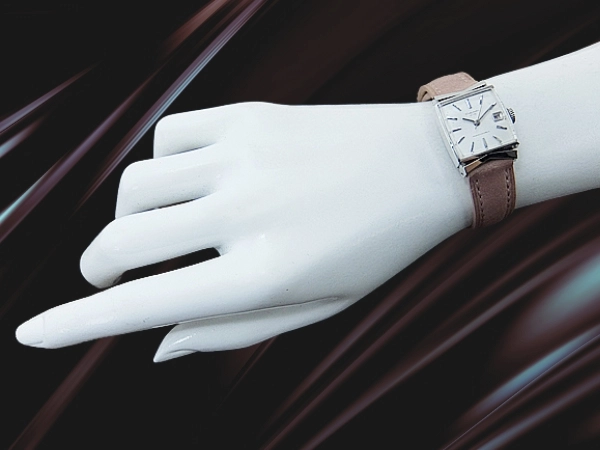 セイコーマチック レディ カレンダー 21石 2505-7010 WGP スクエア シルバーダイヤル 未使用社外レザーベルト オートマチック SEIKOMATIC LADY CALENDAR [代行おまかせコース]