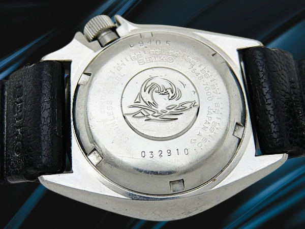 セイコー ダイバー 150m 7548-7000 SS 両方向回転ベゼル ブラックダイヤル ラバーべルト クオーツ SEIKO Diver QUARTZ [代行おまかせコース]