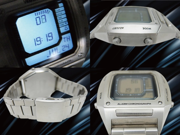 ワイアード ビームス ソリディティ AGAM401 SS 液晶ダイヤル ブレス仕様 BOX・保証書付属 SEIKO WIRED  featuring BEAMS SOLIDITY [代行おまかせコース]