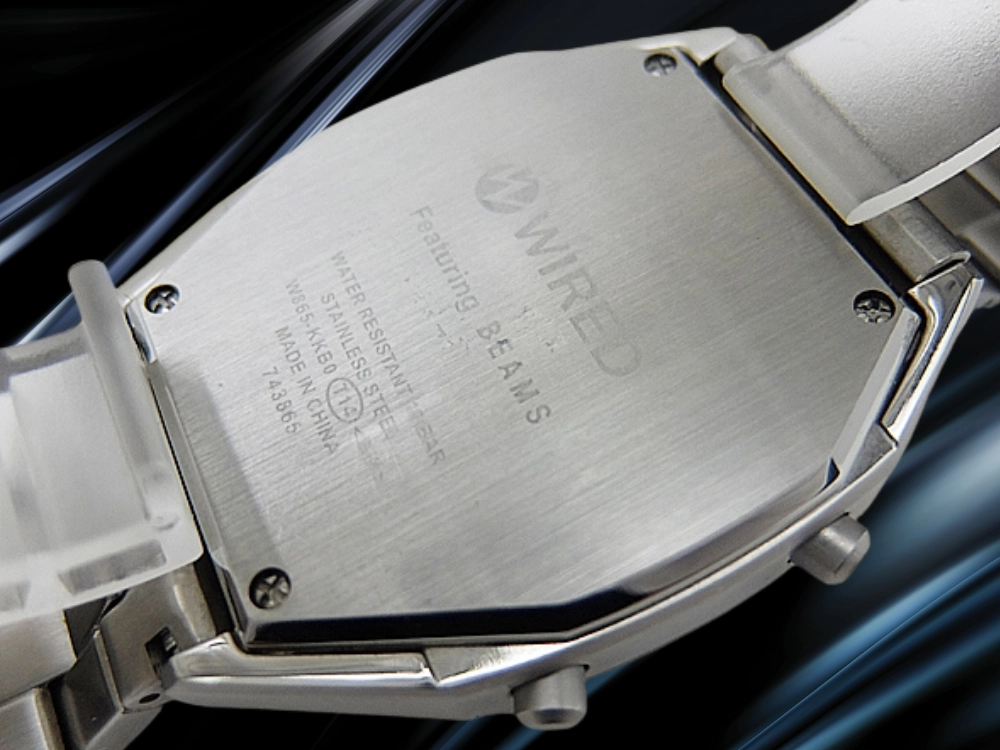 ワイアード ビームス ソリディティ AGAM401 SS 液晶ダイヤル ブレス仕様 BOX・保証書付属 SEIKO WIRED  featuring BEAMS SOLIDITY [代行おまかせコース]
