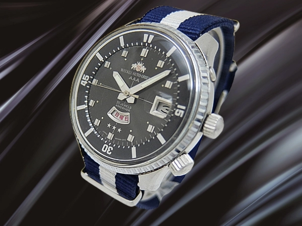 ウィークリー オート オリエント キングダイバー Ref.T104904E SS ブラックダイヤル オートマチック WEEKLY AUTO ORIENT AAA KING DIVER [代行おまかせコース]