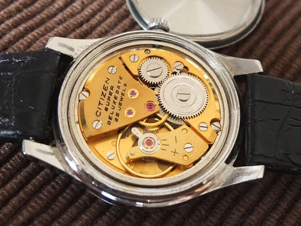 シチズン CITIZEN Super Deluxe date スーパーデラックス デイト ステンレスモデル 手巻き 25石 三ツ星 HODS 50701-Y 希少品