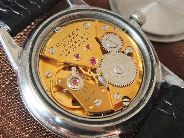 シチズン スーパーデラックス デイト CITIZEN Super Deluxe date ステンレススチール(SS)モデル 手巻き 25石 三ツ星 HODS 51302-Y